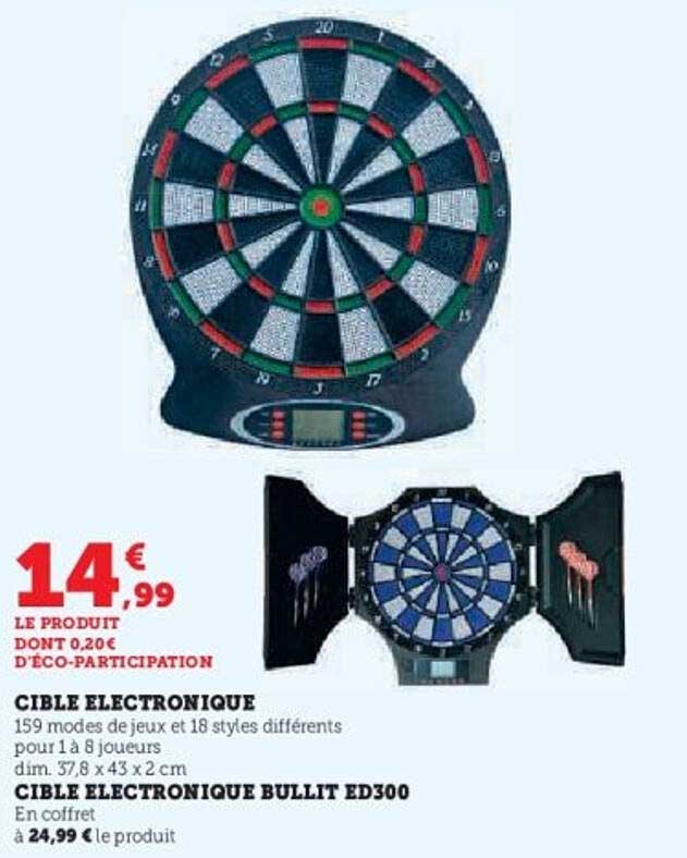 CIBLE ELECTRONIQUE BULLIT ED300