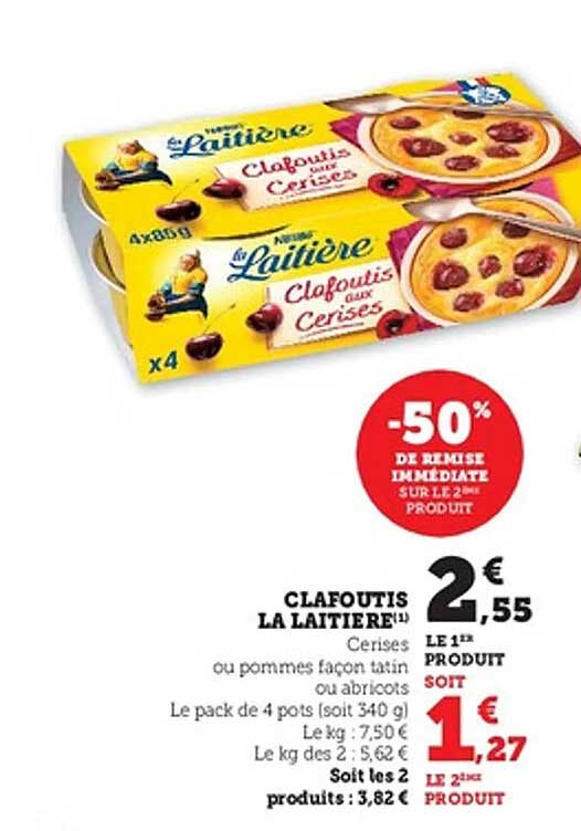 CLAFOUTIS LA LAITIÈRE
