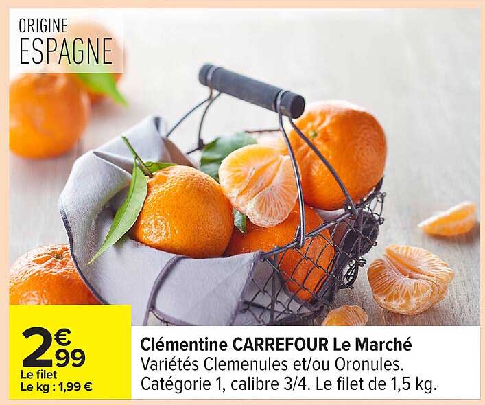 Clémentine CARREFOUR Le Marché