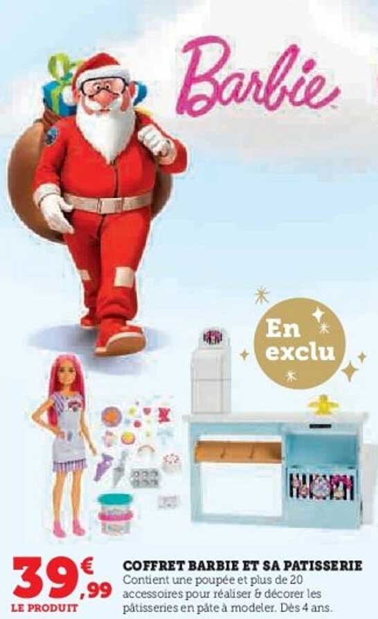 COFFRET BARBIE ET SA PATISSERIE