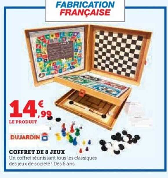 COFFRET DE 8 JEUX