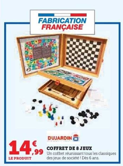 Coffret de 8 jeux