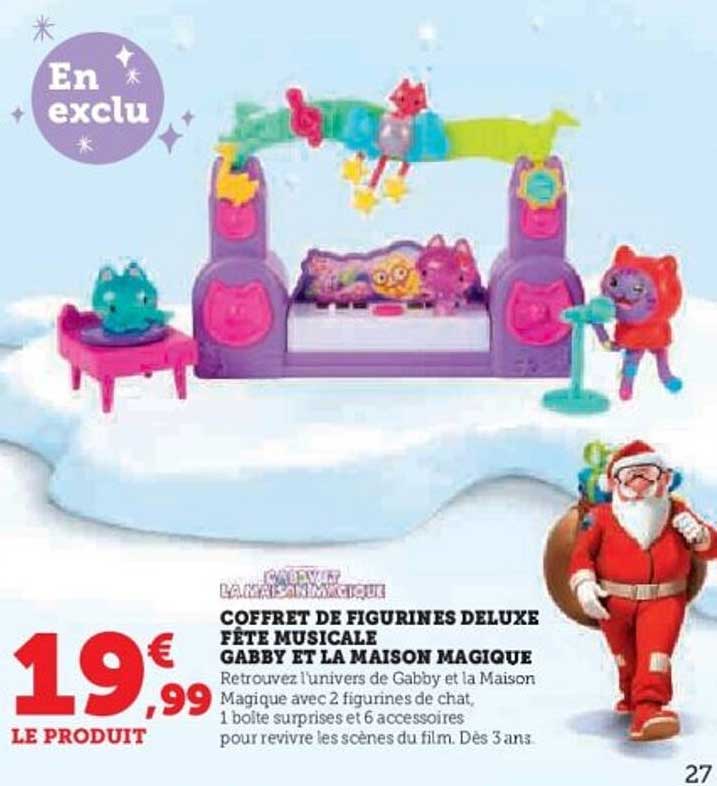 COFFRET DE FIGURINES DELUXE FÊTE MUSICALE GABBY ET LA MAISON MAGIQUE