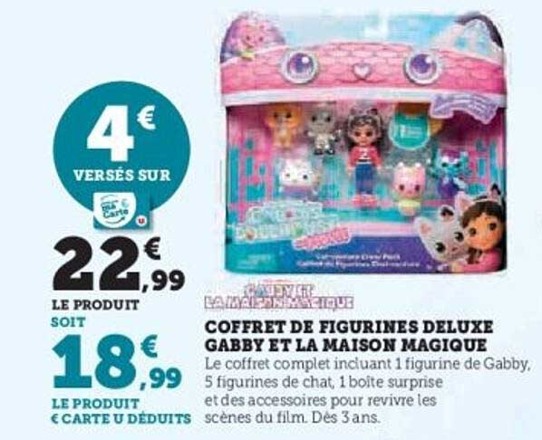 COFFRET DE FIGURINES DELUXE GABBY ET LA MAISON MAGIQUE