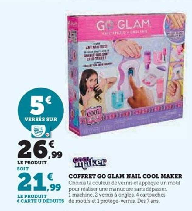 COFFRET GO GLAM NAIL COOL MAKER