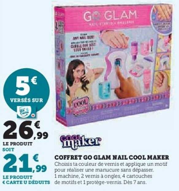 COFFRET GO GLAM NAIL COOL MAKER