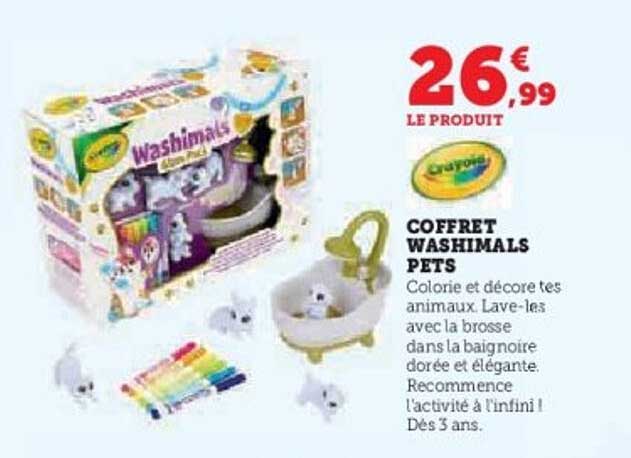 COFFRET WASHIMALS PETS