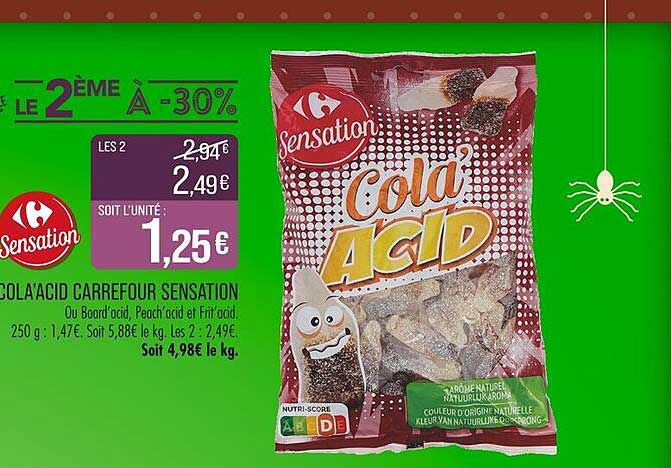 COLA'ACID CARREFOUR SENSATION