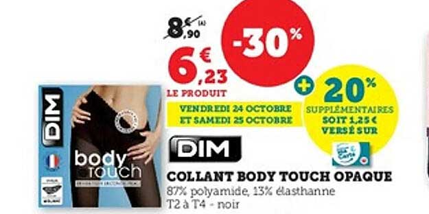 COLLANT BODY TOUCH OPAC