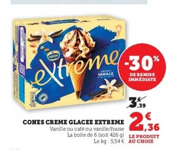 Cones Crème Glacée Extrême