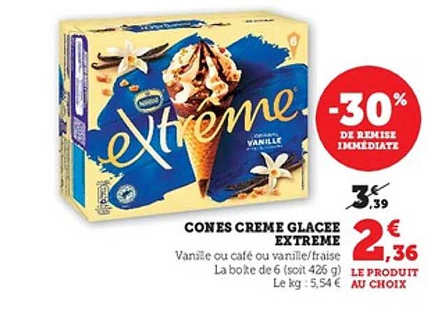 CONES CREME GLACEE EXTREME