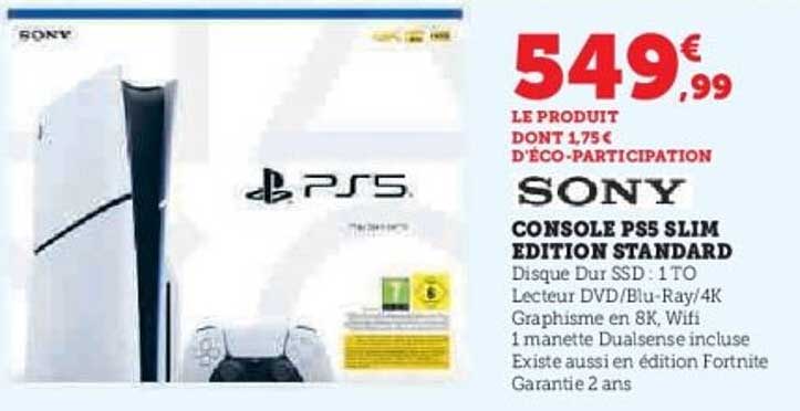 CONSOLE PS5 SLIM EDITION STANDARD
