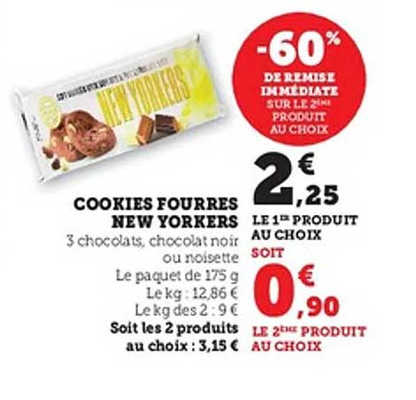 COOKIES FOURRES NEW YORKE
