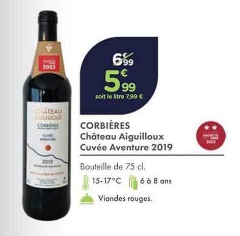 CORBIÈRES Château Aiguilloux Cuvée Aventure 2019
