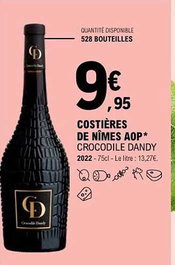 COSTIÈRES DE NÎMES AOP* CROCODILE DANDY