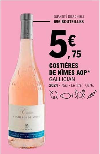 COSTIÈRES DE NÎMES AOP* GALLICIAN