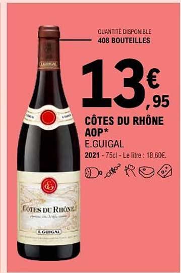 CÔTES DU RHÔNE AOP* E.GUIGAL