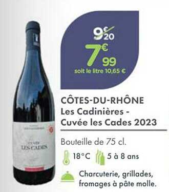 CÔTES-DU-RHÔNE Les Cadinières - Cuvée les Cades 2023