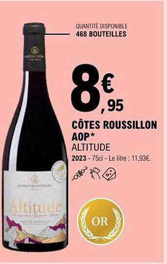 CÔTES ROUSSILLON AOP* ALTITUDE