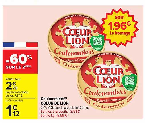 Coulommiers Coeur de Lion