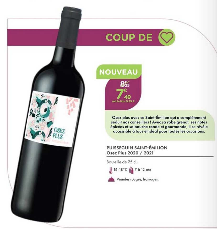 Coup de cœur - Osez Plus Saint-Émilion