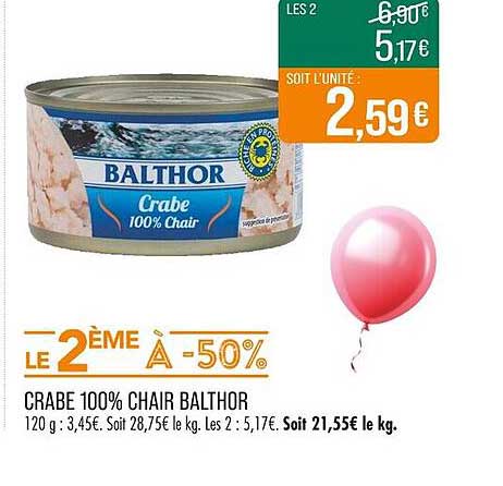 CRABE 100% CHAIR BALTHOR