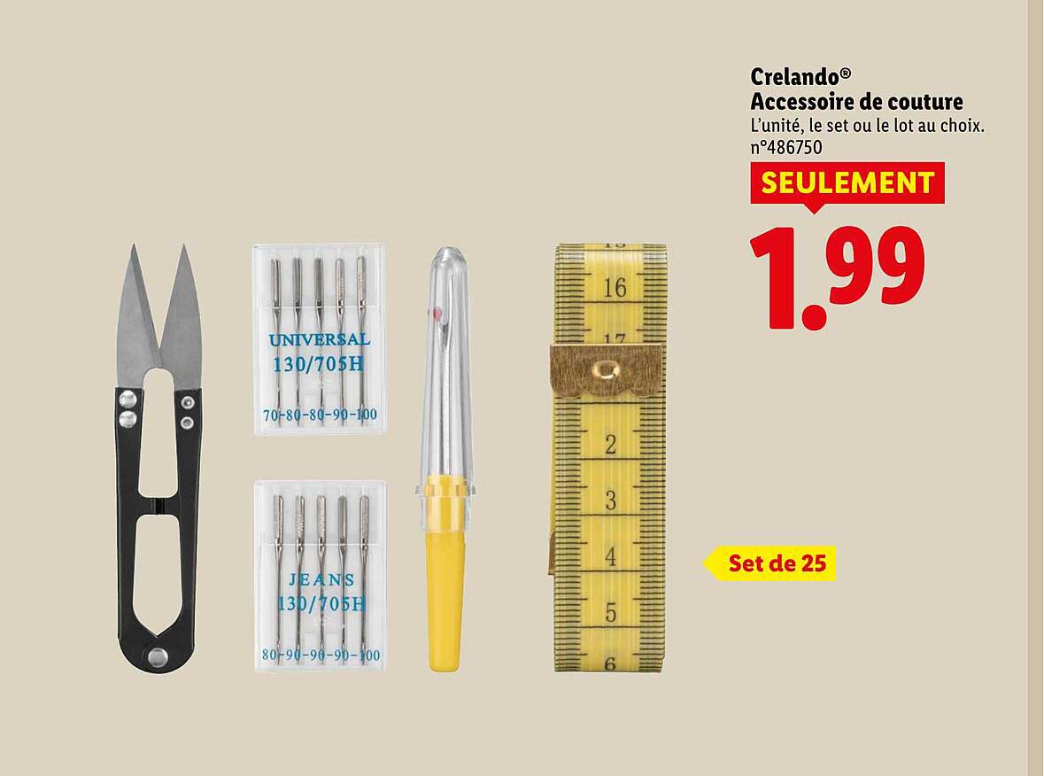 Crelando® Accessoire de couture