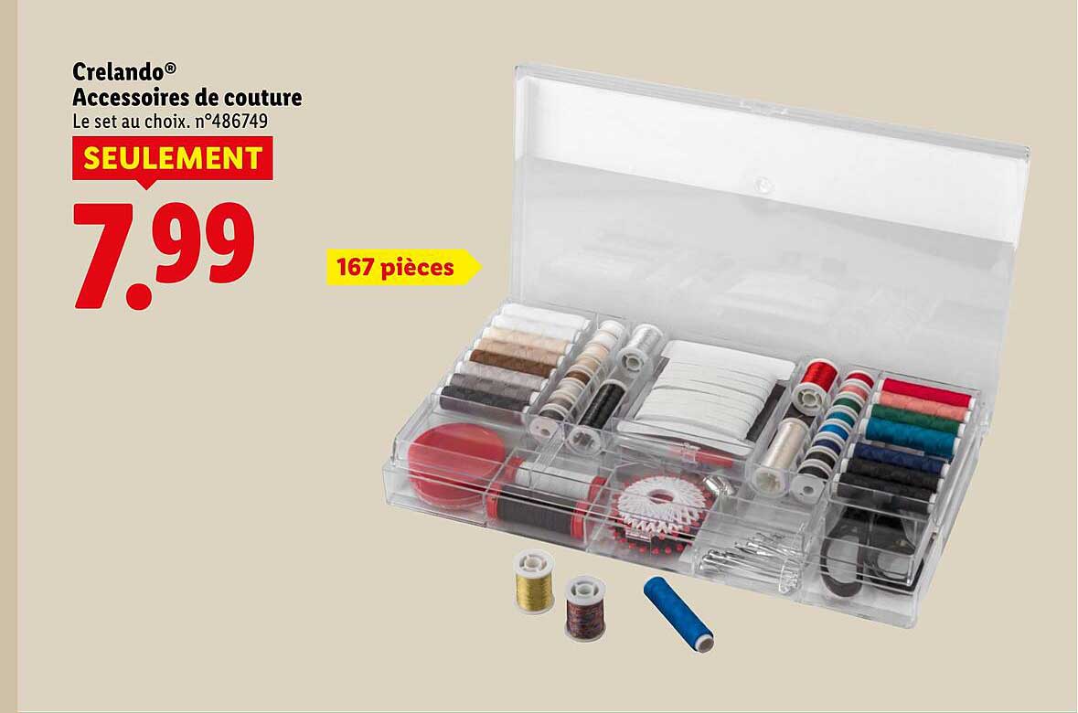 Crelando® Accessoires de couture