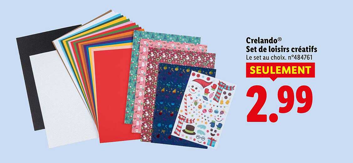 Crelando® Set de loisirs créatifs