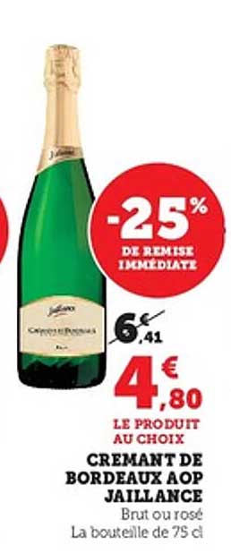 Cremant de Bordeaux AOP Jaillance