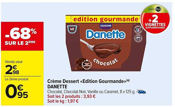 Crème Dessert «Edition Gourmande» Danette