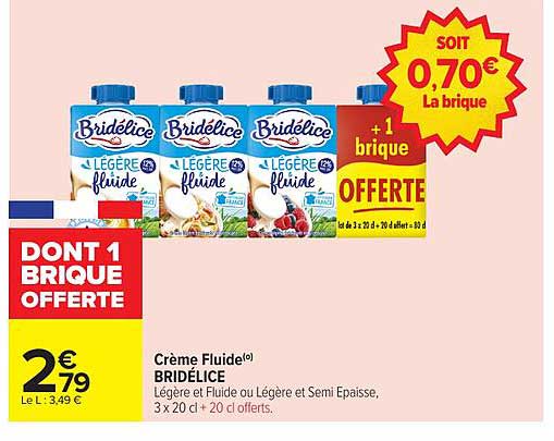 Crème Fluide® BRIDÉLICE