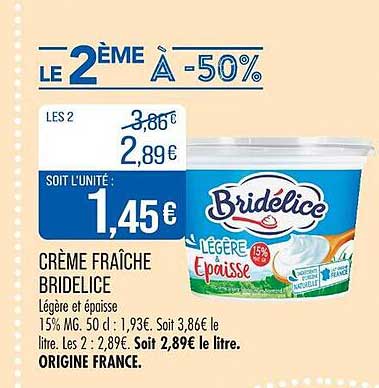 CRÈME FRAÎCHE BRIDELICE
