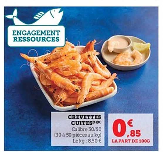 CREVETTES CUITES (S/VK)