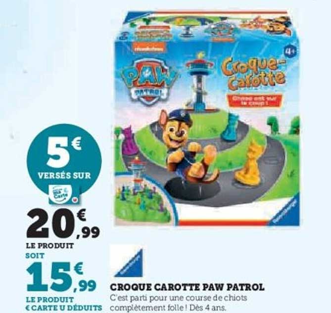 CROQUE CAROTTE PAW PATROL