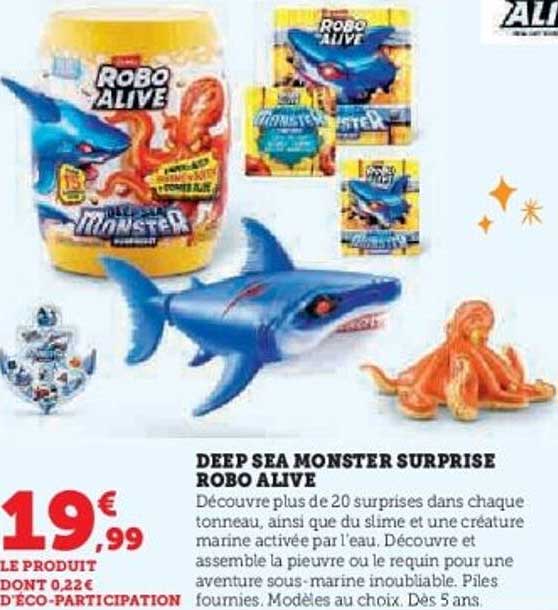 DEEP SEA MONSTER SURPRISE ROBO ALIVE