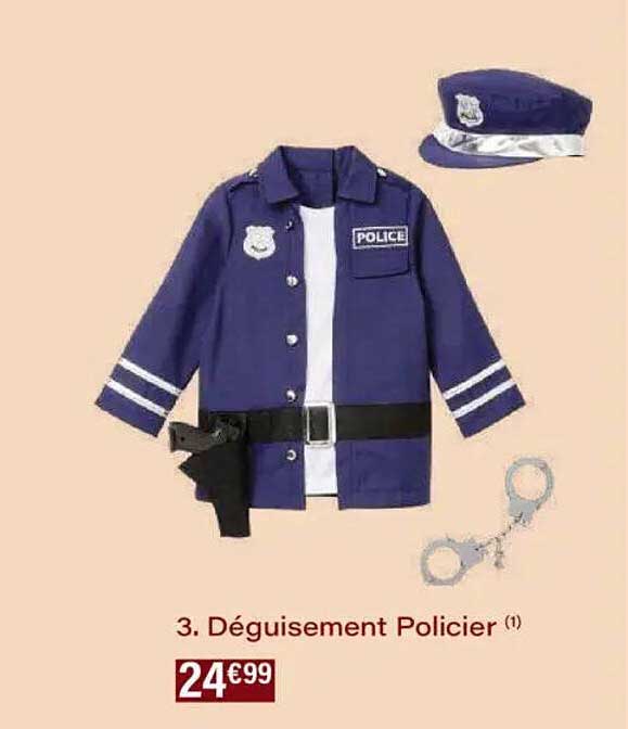 Déguisement Policier