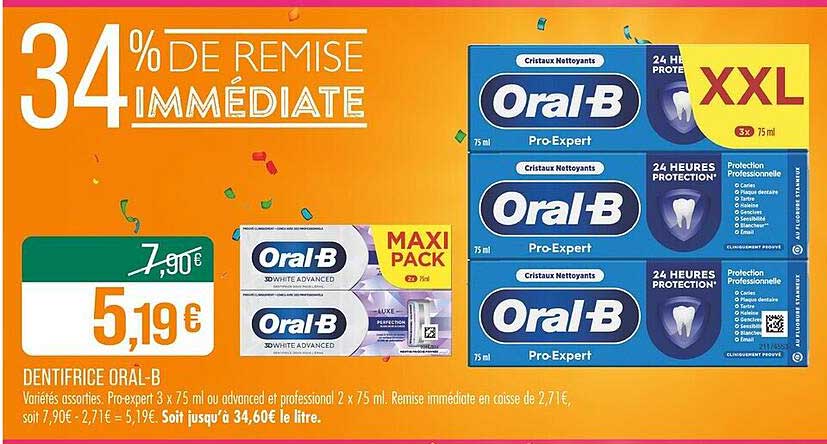 DENTIFRICE ORAL-B