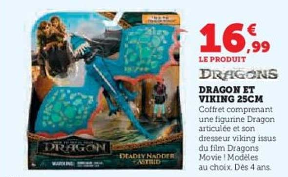 DRAGON ET VIKING 25CM