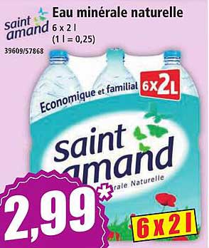 Eau minérale naturelle