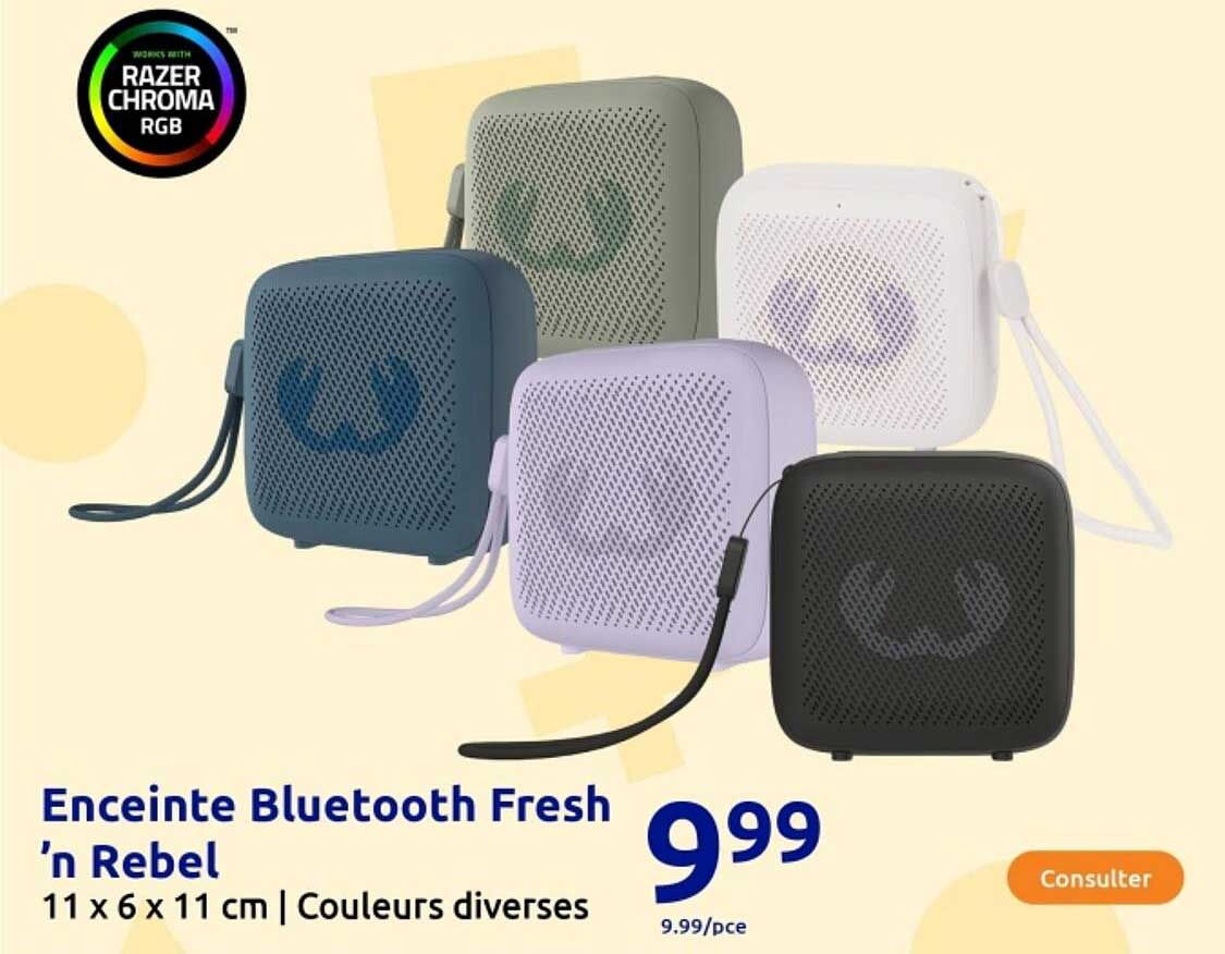 Enceinte Bluetooth Fresh 'n Rebel