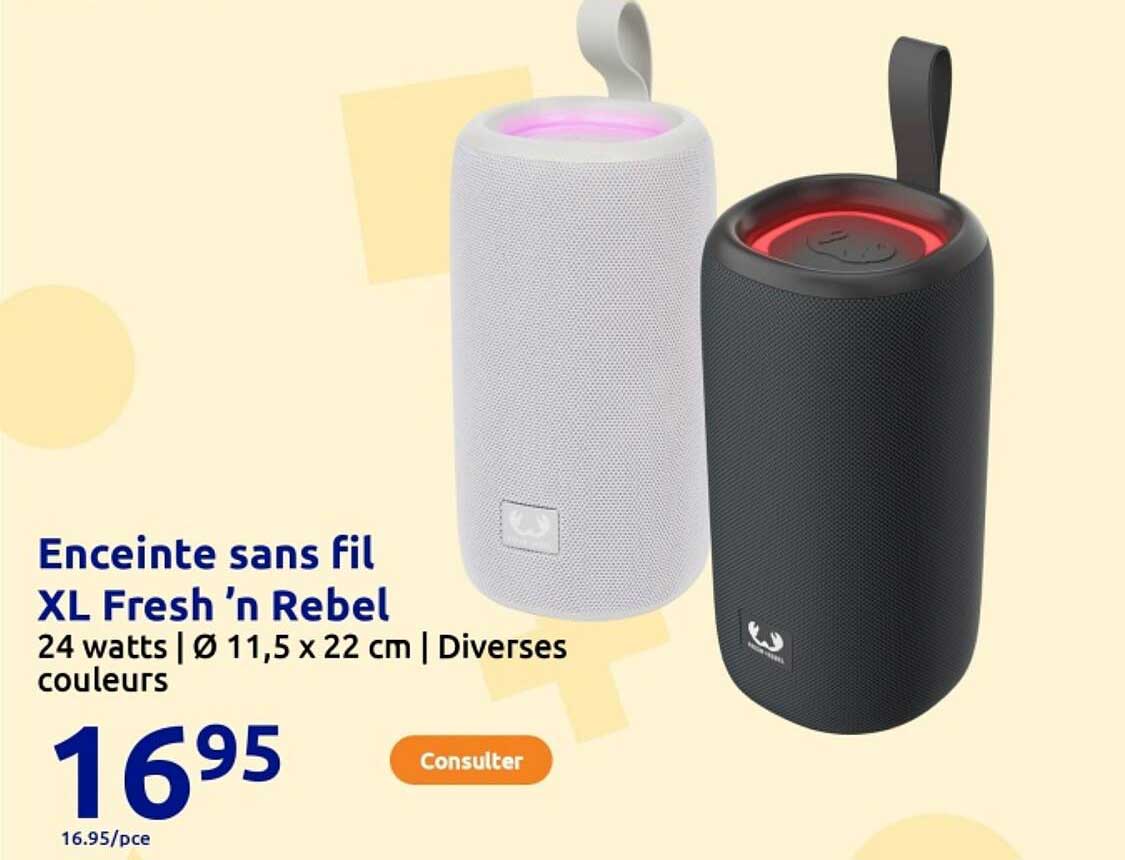 Enceinte sans fil XL Fresh ’n Rebel