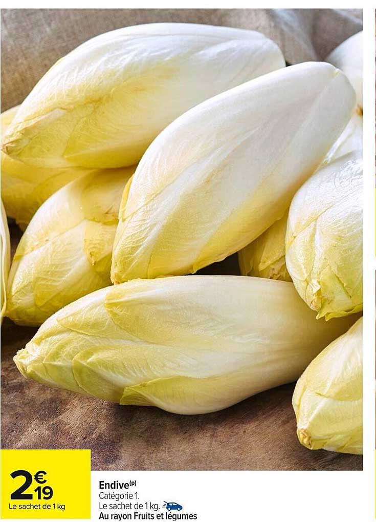 Endive(p) - Le sachet de 1 kg