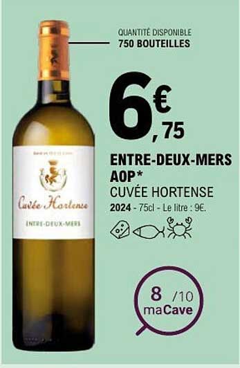 ENTRE-DEUX-MERS AOP* CUVÉE HORTENSE