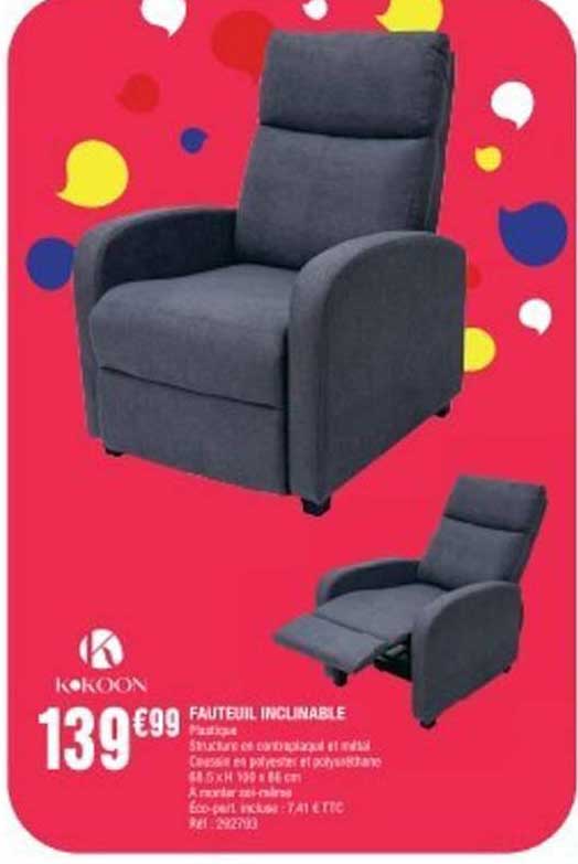 FAUTEUIL INCLINABLE
