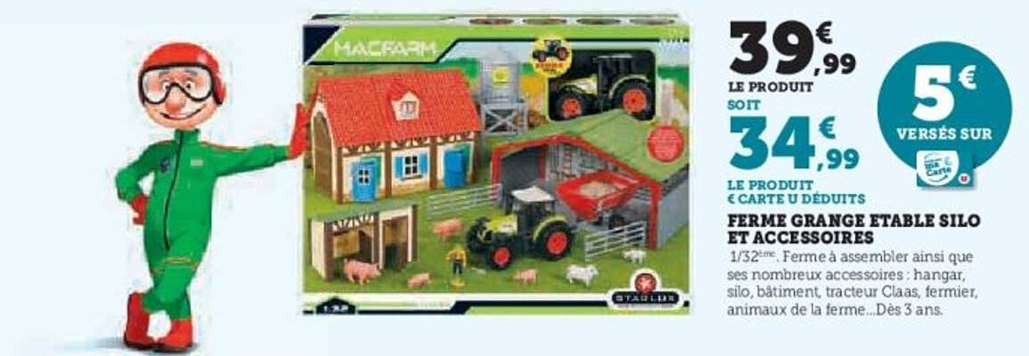 FERME GRANGE ÉTABLE SILO ET ACCESSOIRES