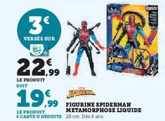 FIGURINE SPIDERMAN METAMORPHOSE LIQUIDE