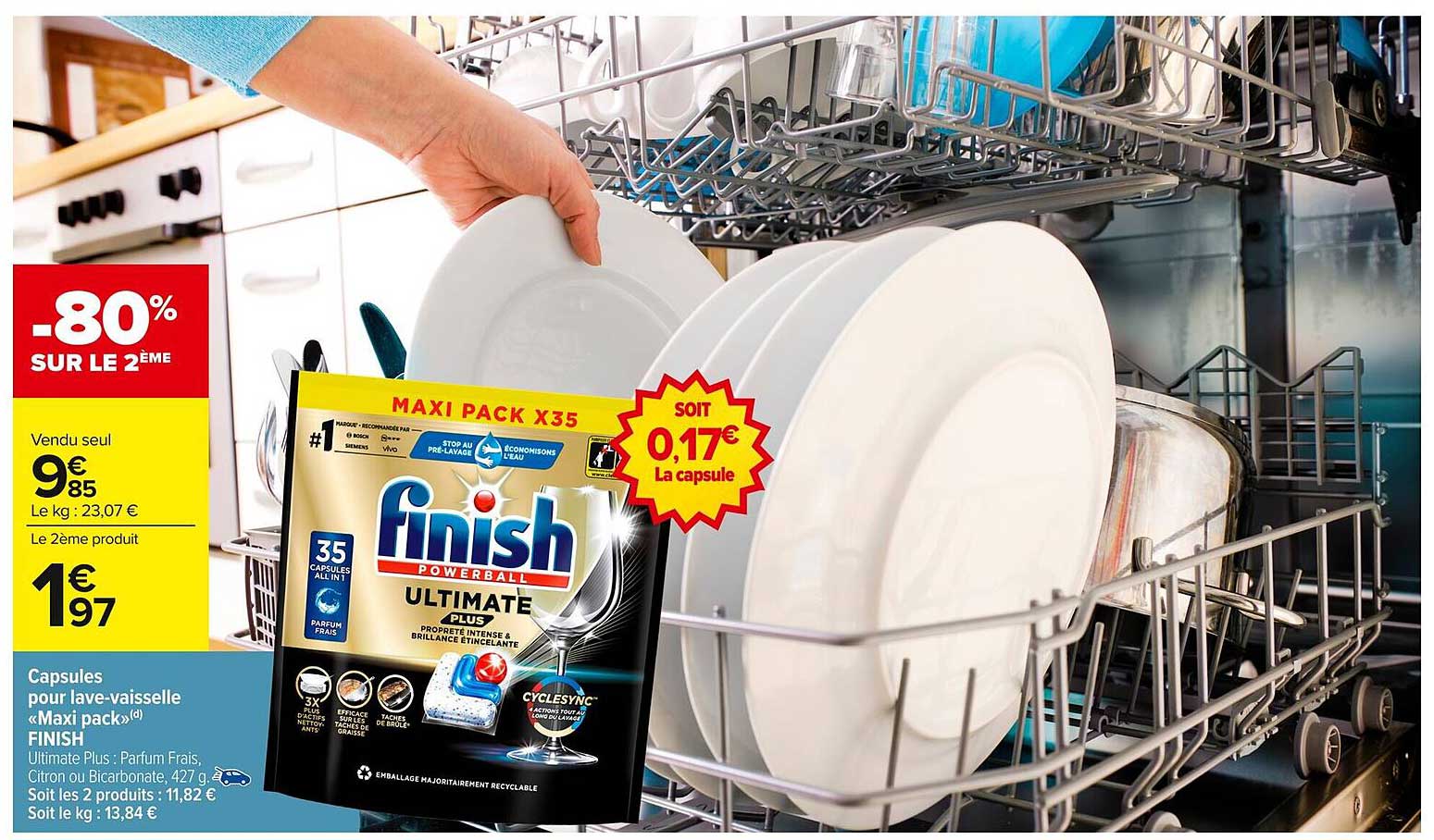 Finish Ultimate Plus - Maxi Pack X35