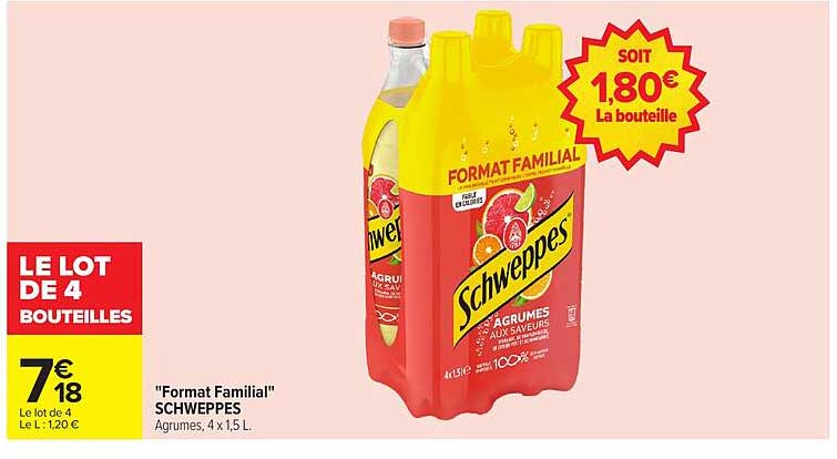 "Format Familial" SCHWEPPES