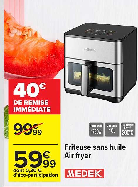 Friteuse sans huile Air fryer